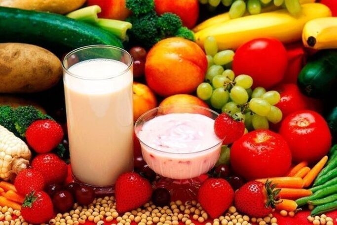 Fruit and yogurt diet.